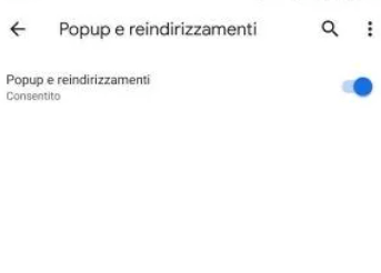 come togliere il blocco pop up 